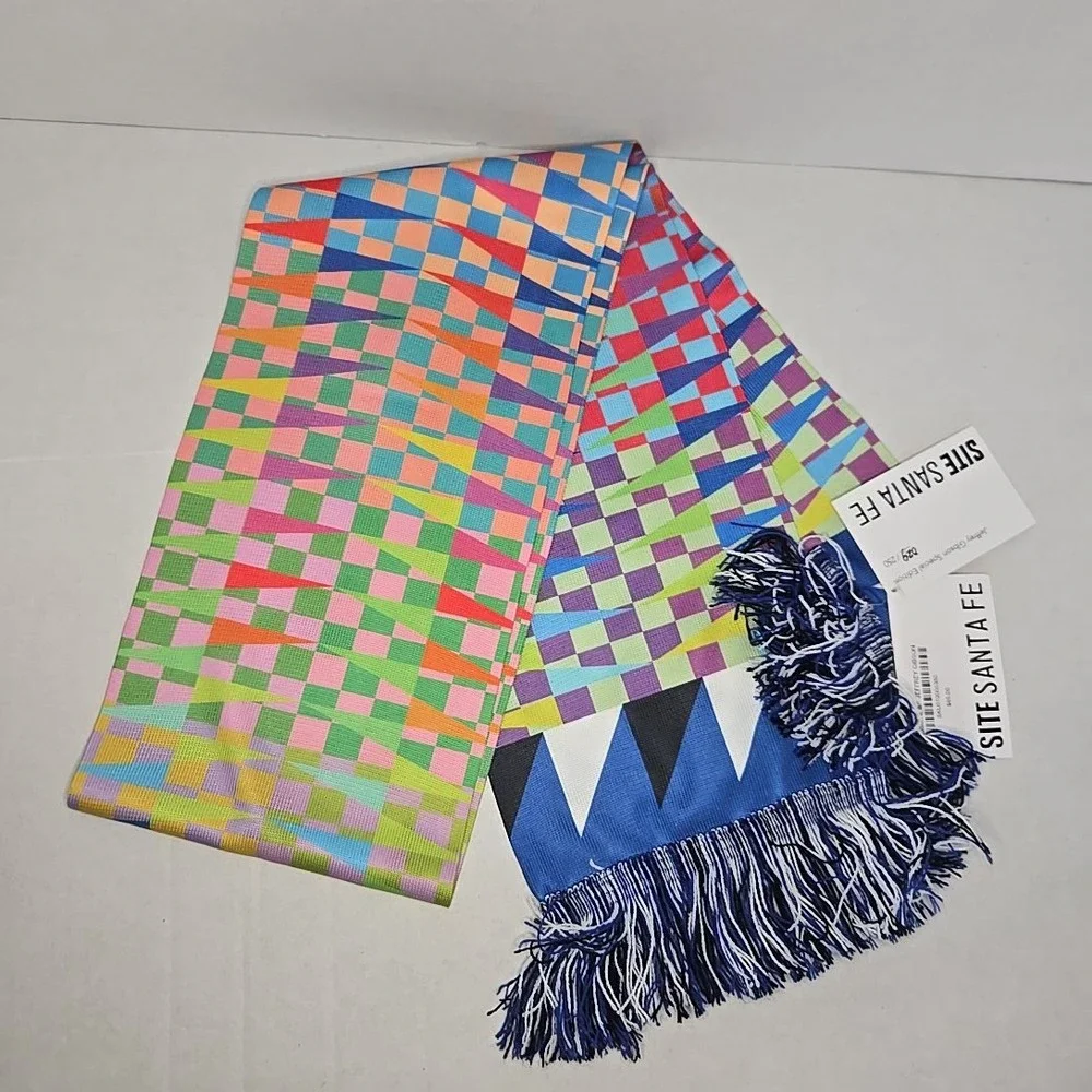 SITE SANTA FE Jeffrey Gibson Sp Edt LTD Scarf 029/250 Infinite Fragment Ruffneck